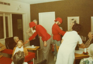 Luciakaffe på avdelning 1970-talet
